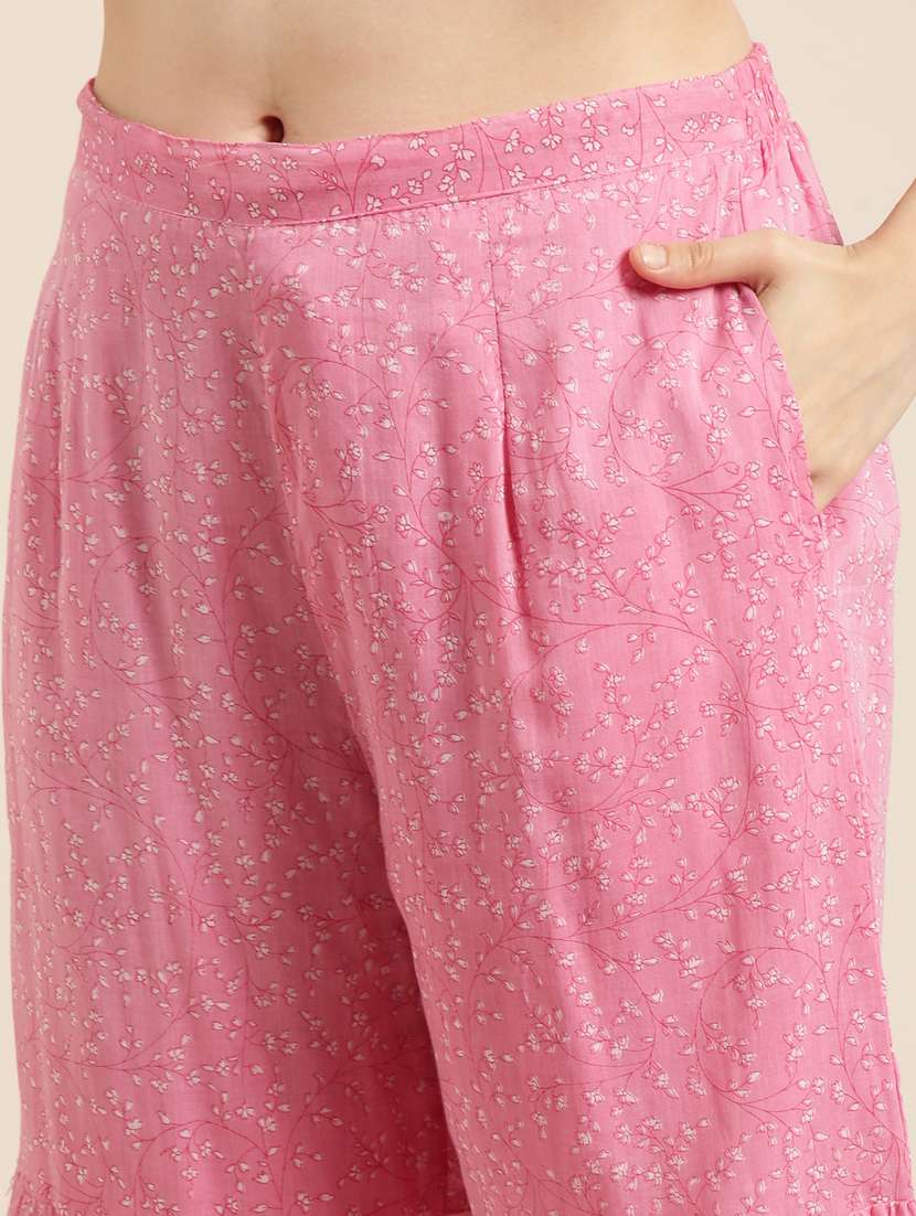 women floral printed kurta sharara set with dupatta - 20961162 -  Standard Image - 6