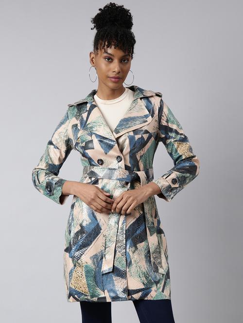 women multicolored printed regular jacket - 20961263 -  Standard Image - 0