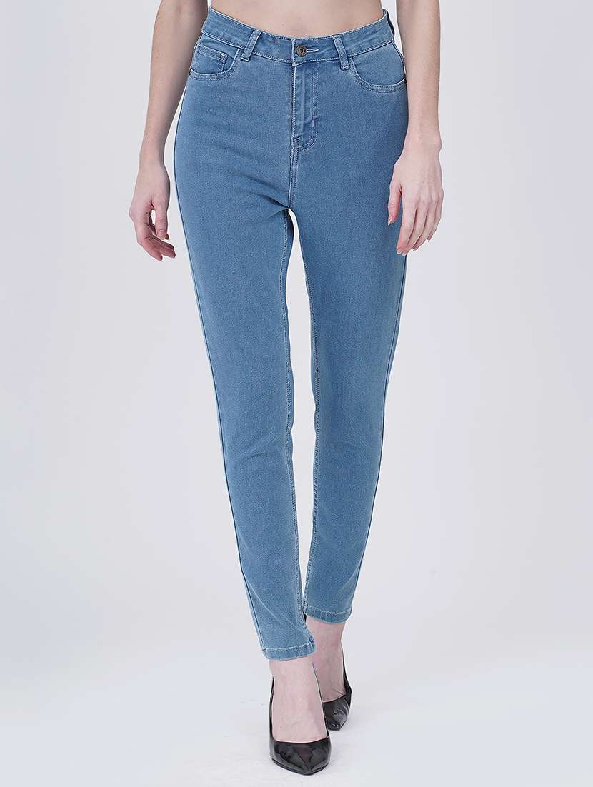 women plain skinny fit jean