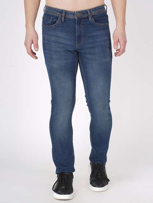 men plain slim fit jeans - 20961598 -  Standard Image - 0