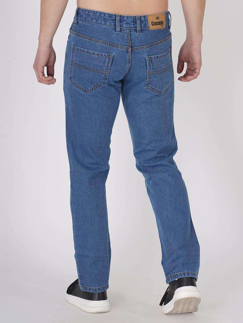 men plain baggy fit jeans - 20961606 -  Standard Image - 4