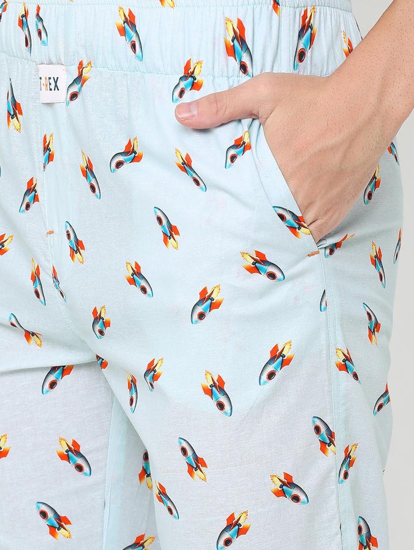 men mid rise cotton pyjama - 20961667 - Standard Image - 4
