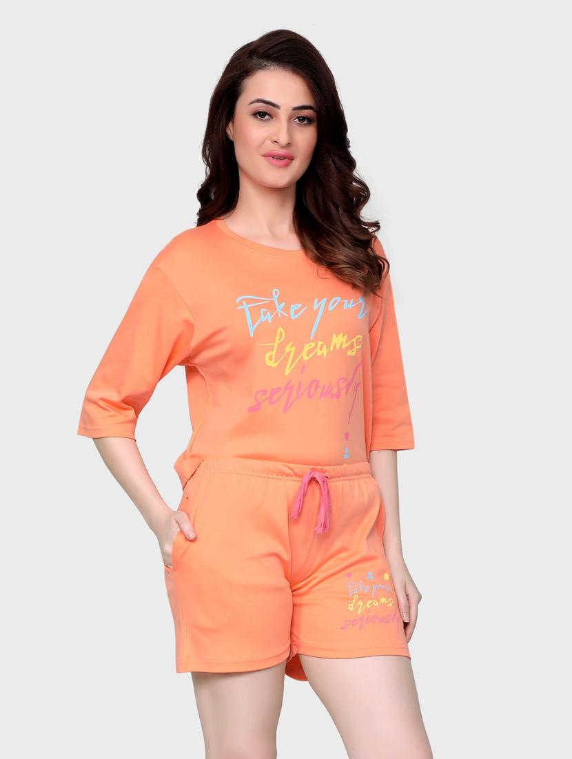 women nightwear shorts set - 20961837 - Standard Image - 1