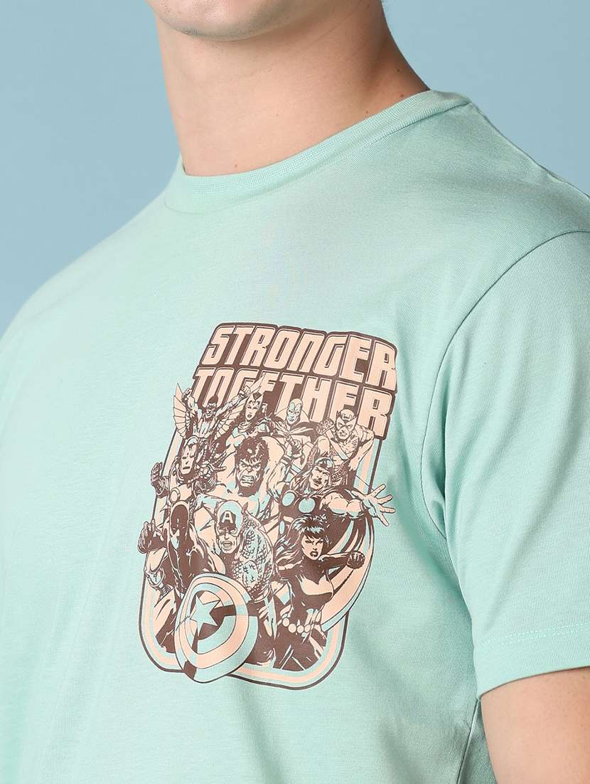 men front and back print short sleeve t-shirt - 20962343 -  Standard Image - 4