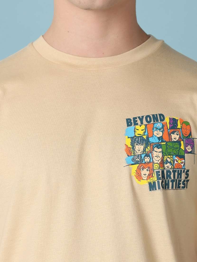 men back print short sleeve t-shirt - 20962345 -  Standard Image - 4