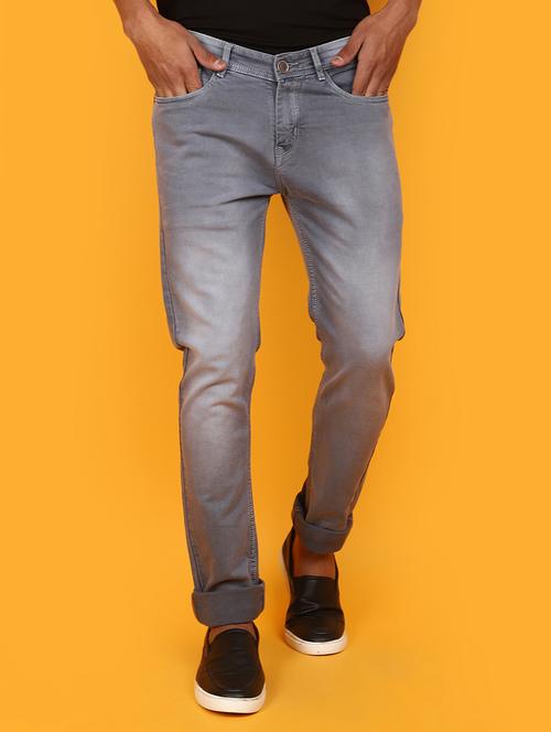 men mid rise washed denim jeans - 20962455 - Standard Image - 0