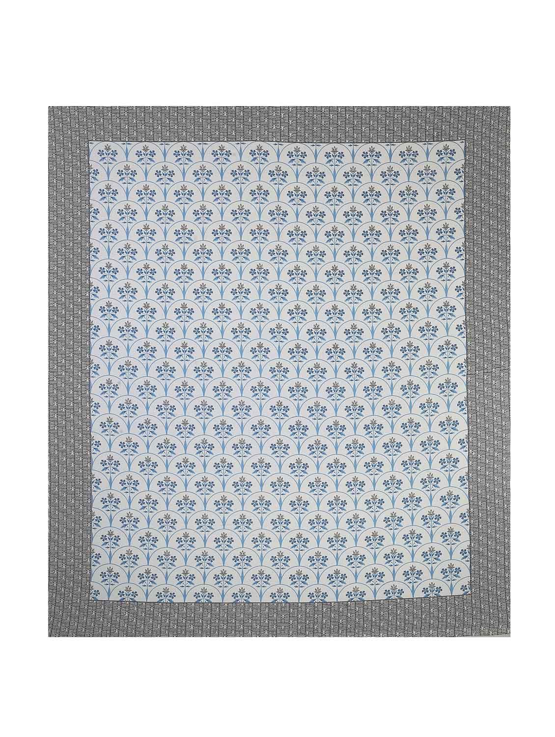 texstylers cotton floral print jaipuri 90 x100 inches queen size bedsheet with 2 pillow covers - 20962788 - Standard Image - 4