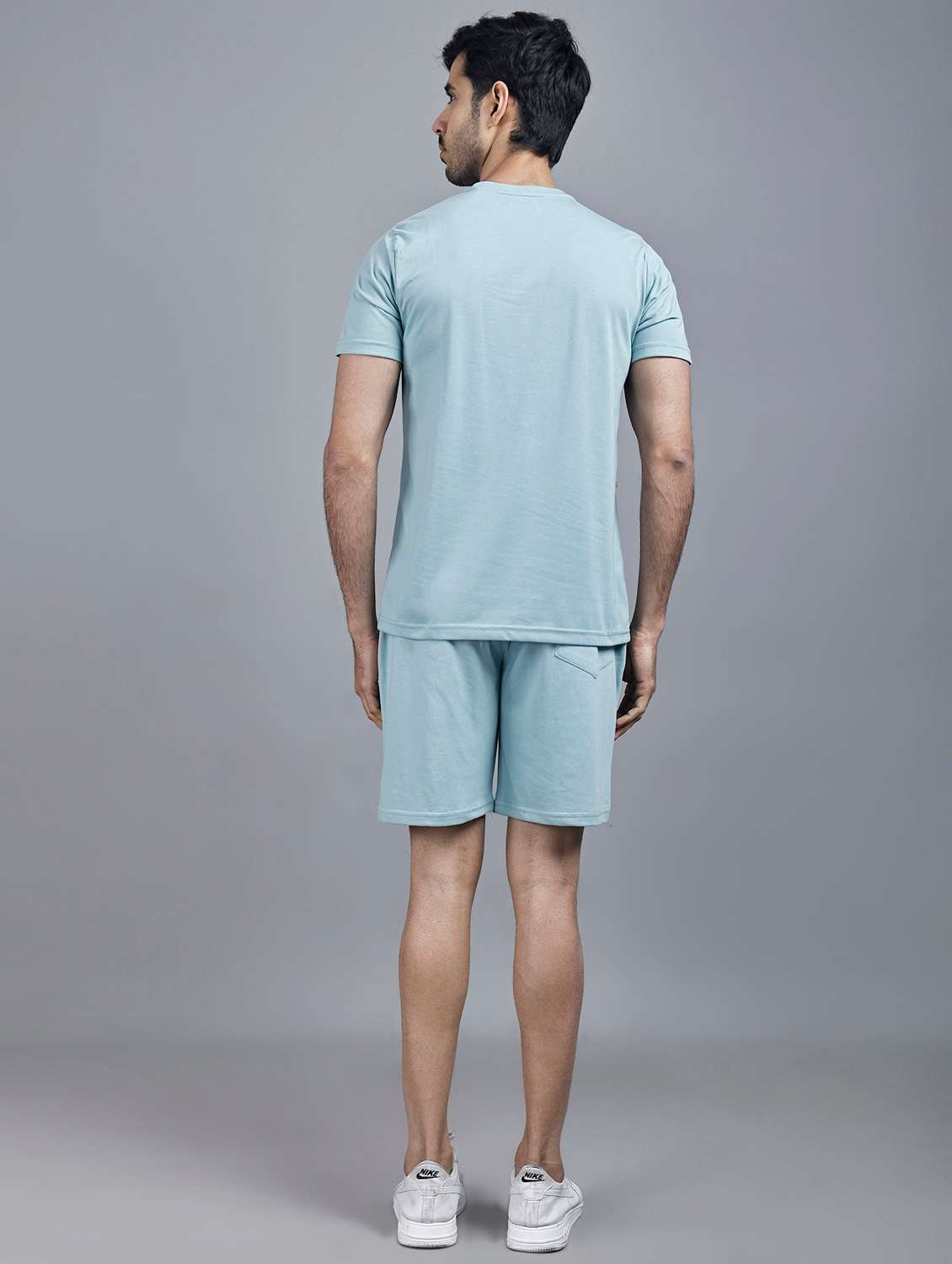 purist blue printed t-shirt & shorts set - 20962804 -  Standard Image - 4