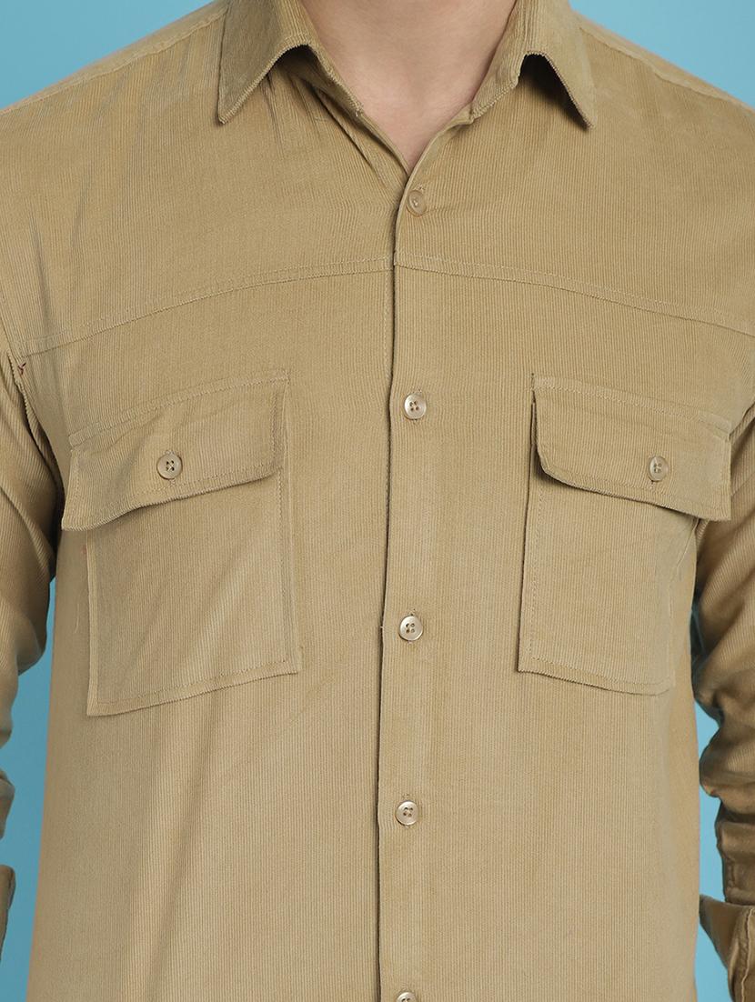 men collared long sleeve casual shirt - 20962818 - Standard Image - 4