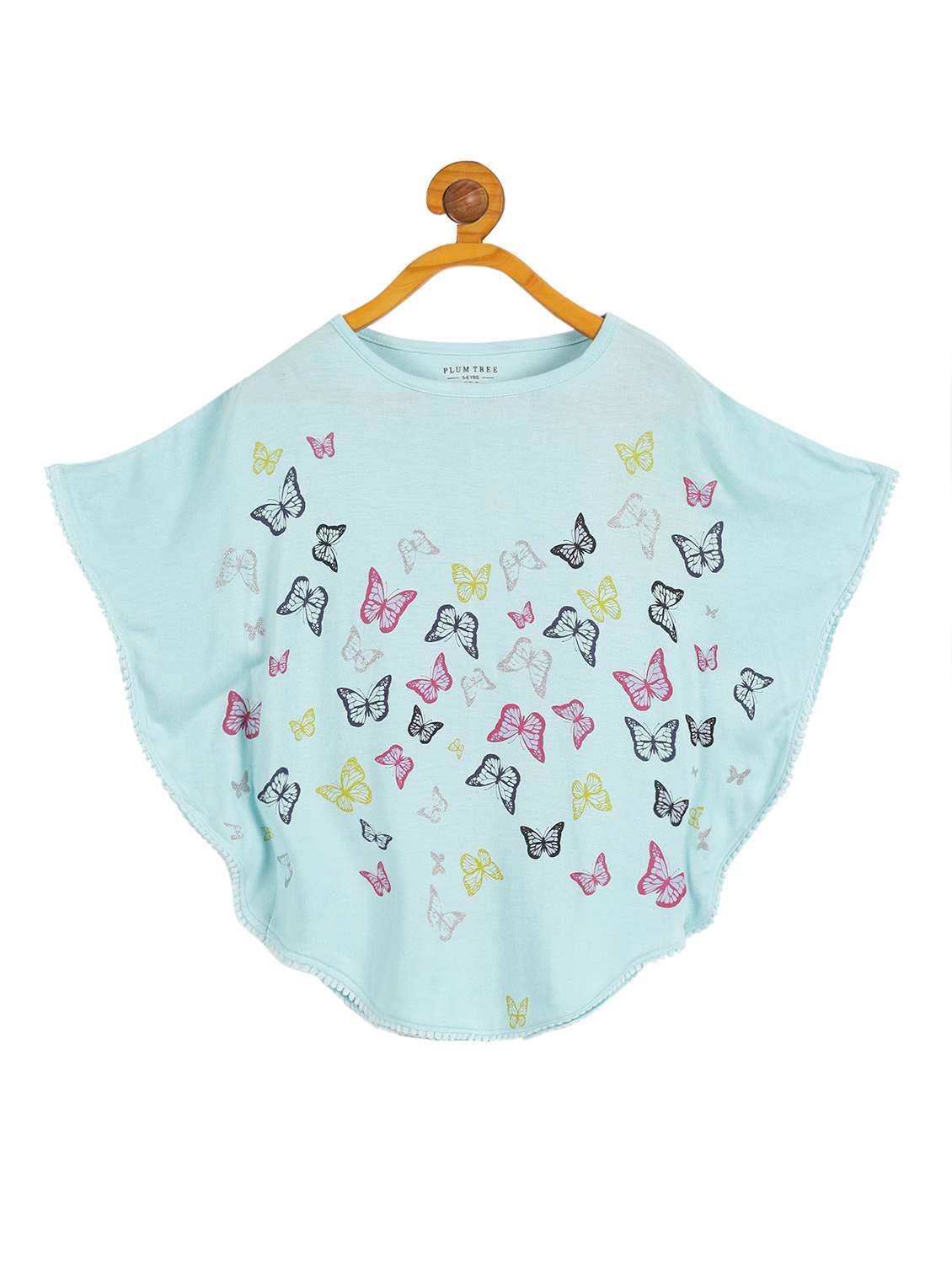 light blue & black printed detailed top & shorts set - 20963867 - Standard Image - 1