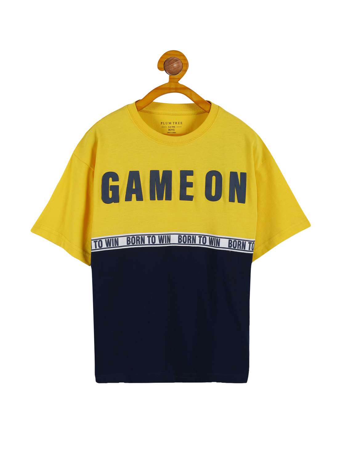 pack of 2 multi coloured typographic printed detailed t-shirt - 20963873 -  Standard Image - 1