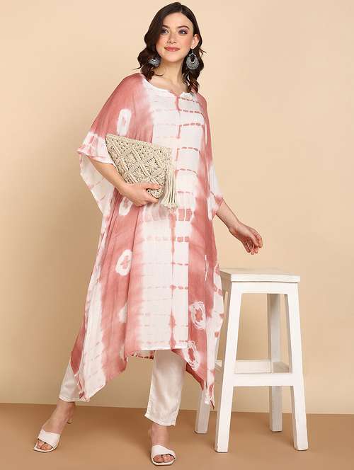 women kimono sleeve kaftan kurta - 20965516 - Standard Image - 0