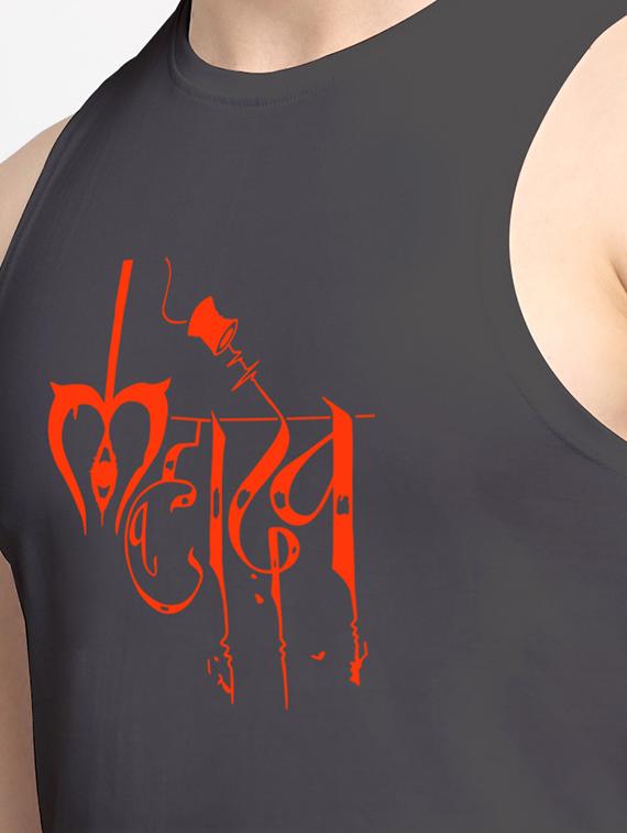 men typographic printed vest - 20965737 - Standard Image - 4