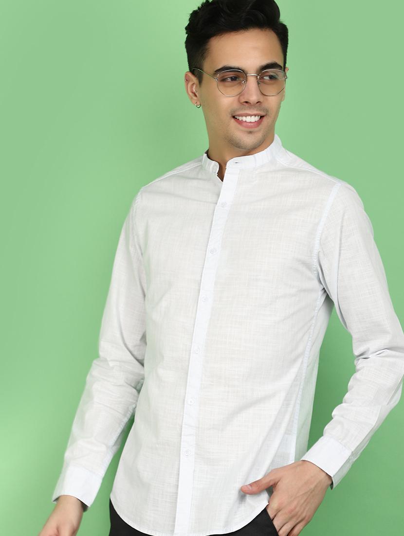 men solid casual shirt - 20965844 - Standard Image - 1