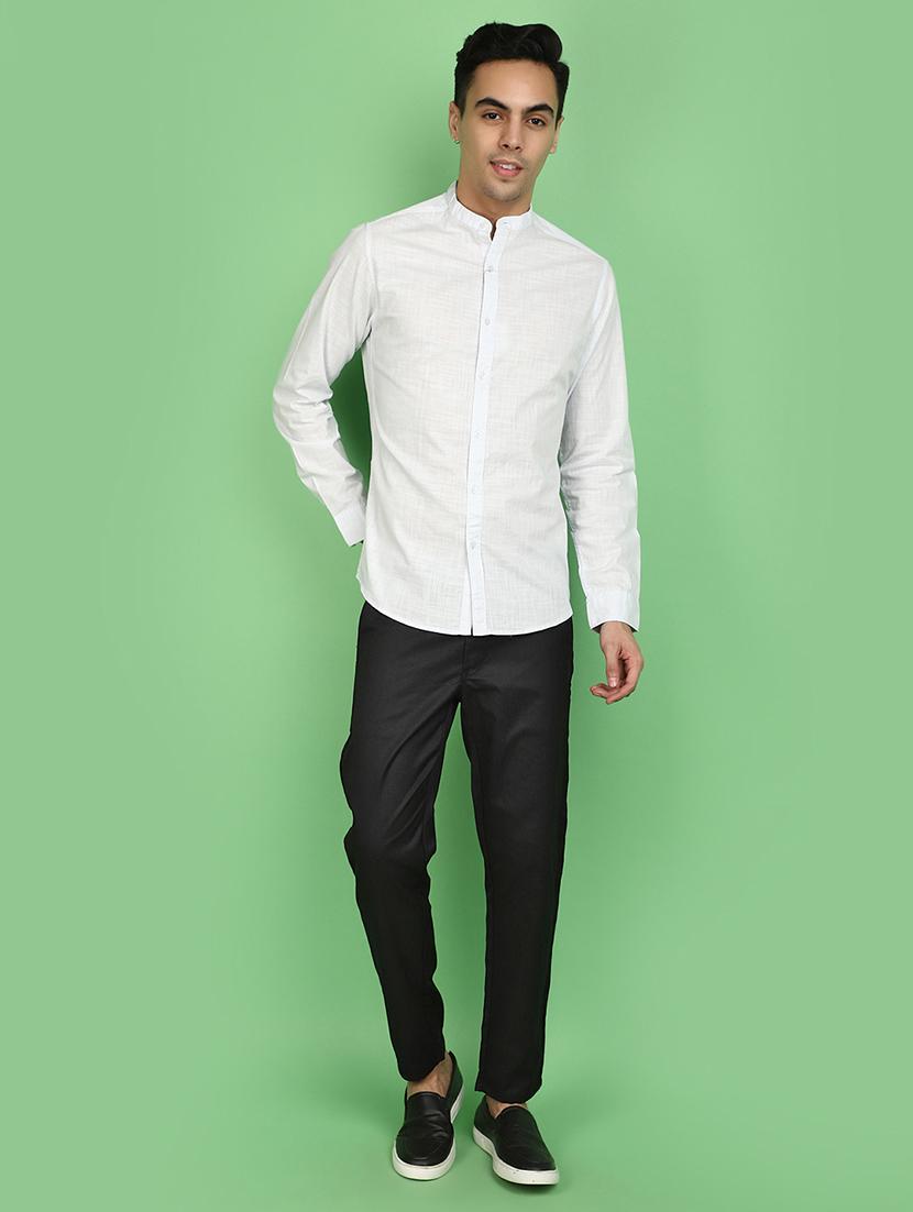 men solid casual shirt - 20965844 - Standard Image - 4