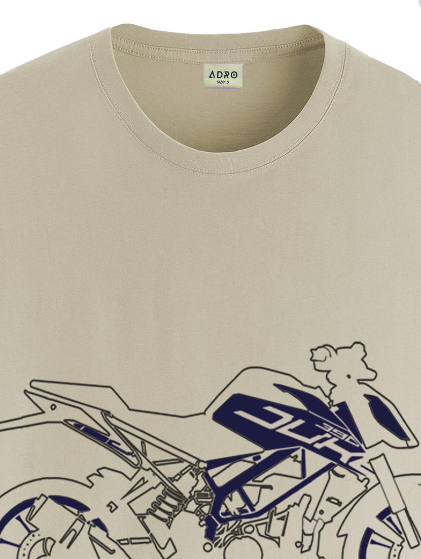 men round neck front print t-shirt - 20966263 - Standard Image - 4