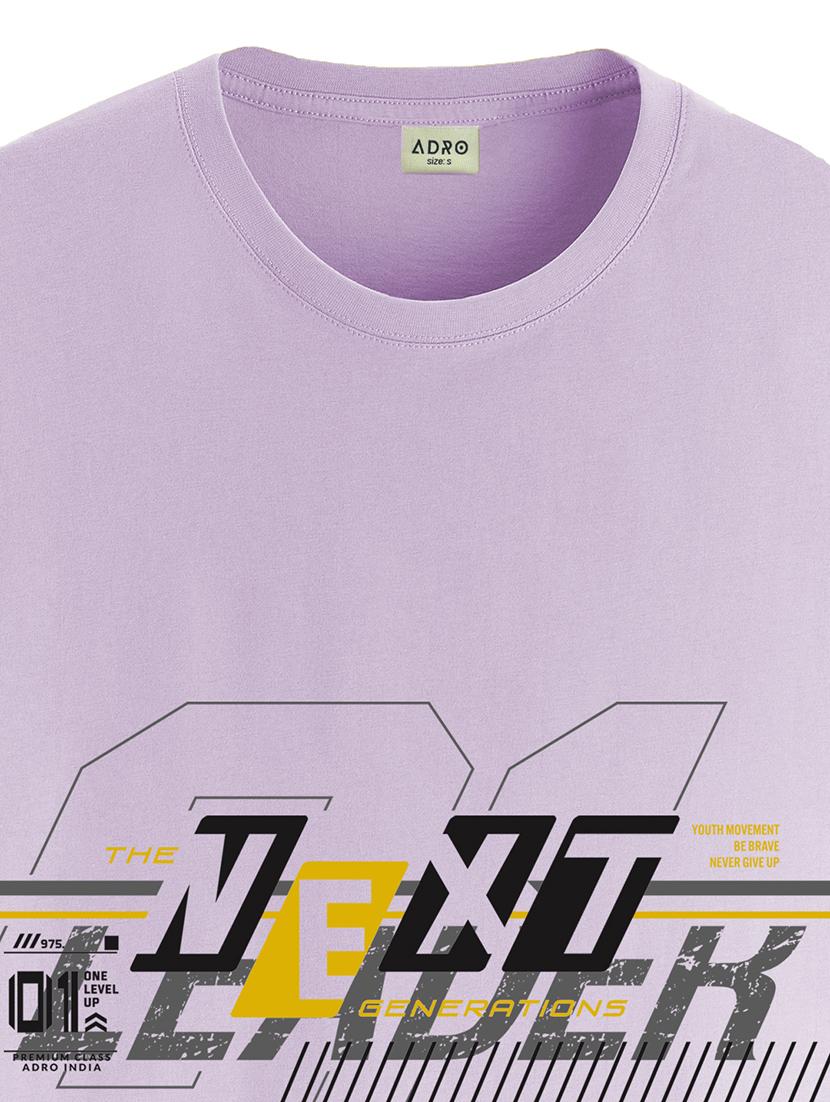 men round neck chest print t-shirt - 20966279 - Standard Image - 4