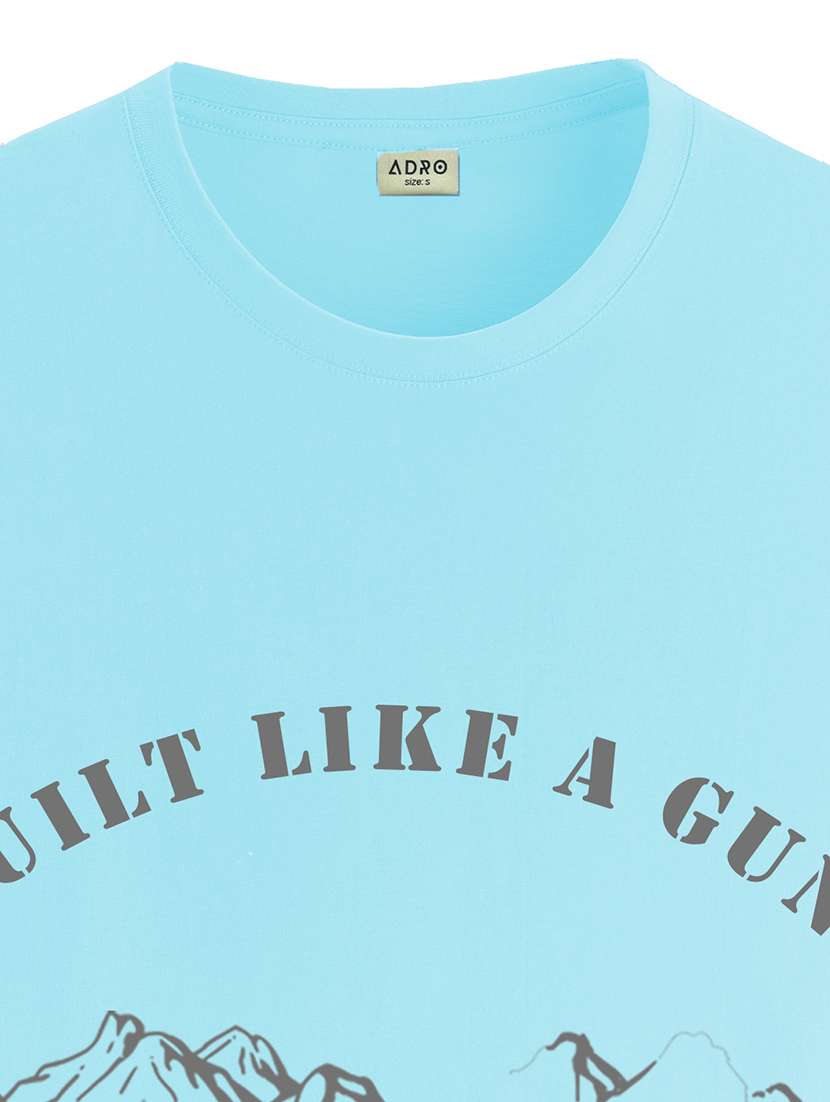 neo mint cotton chest print tshirt - 20966501 -  Standard Image - 4