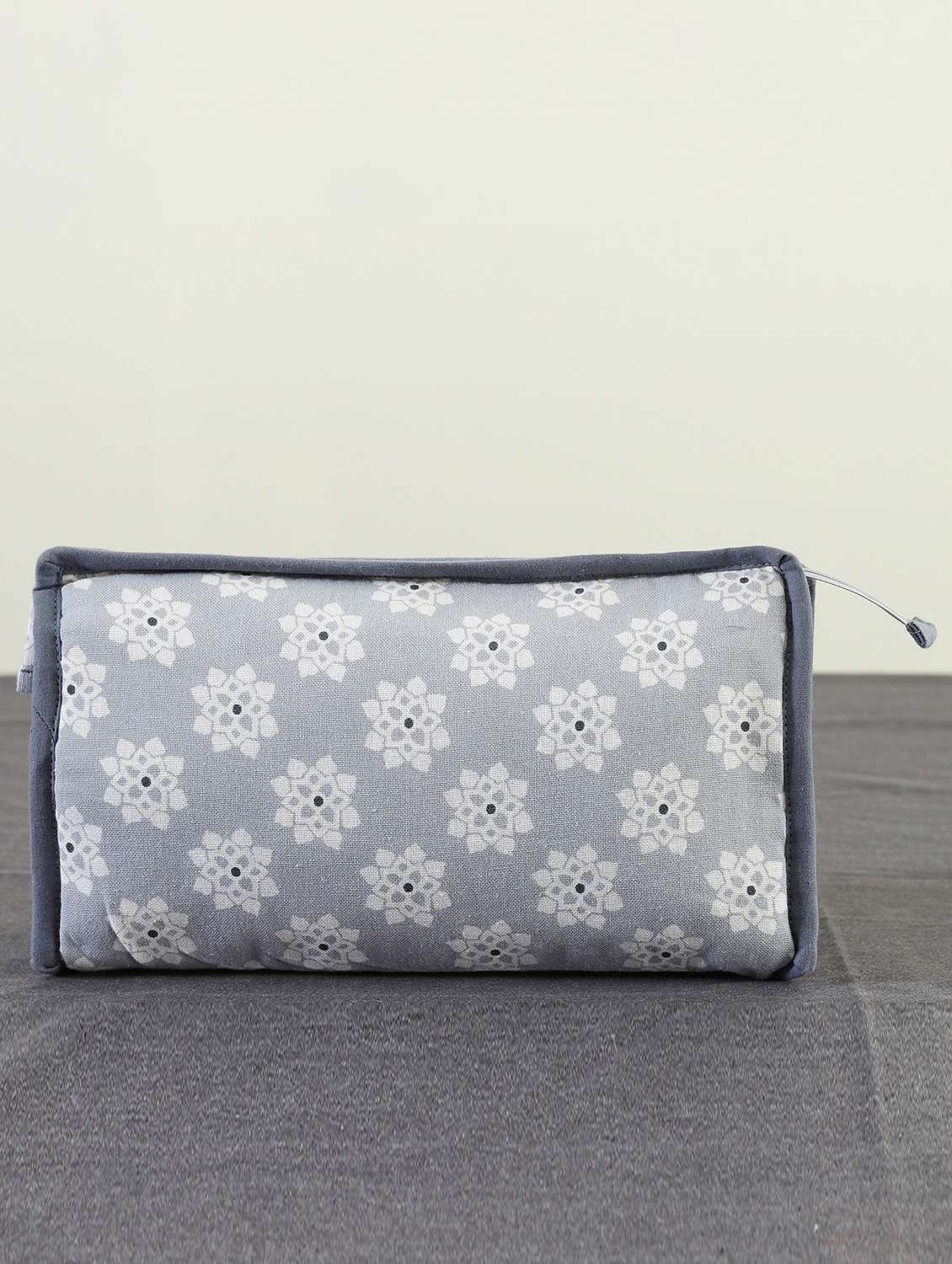 women floral print cotton pouch