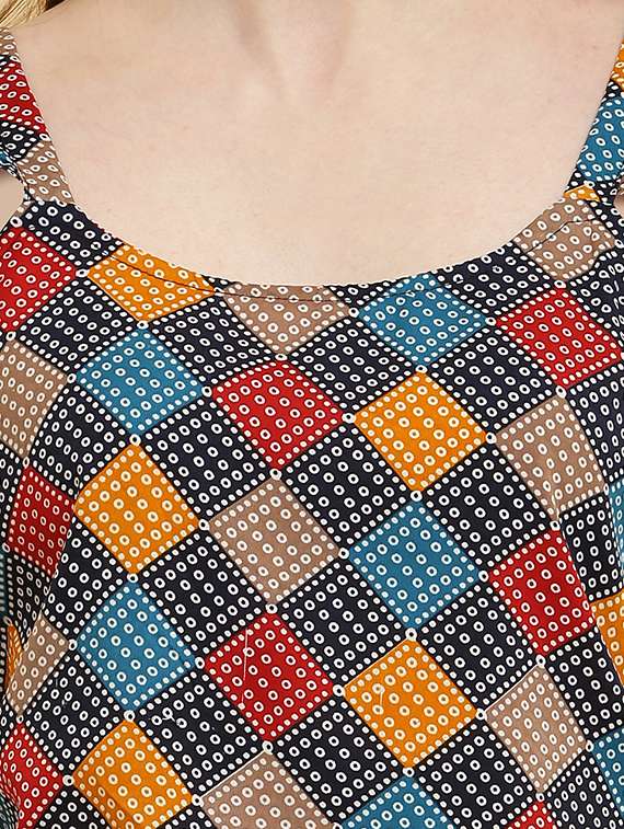 women round neck printed shorts nightwear set - 20968050 -  Standard Image - 4