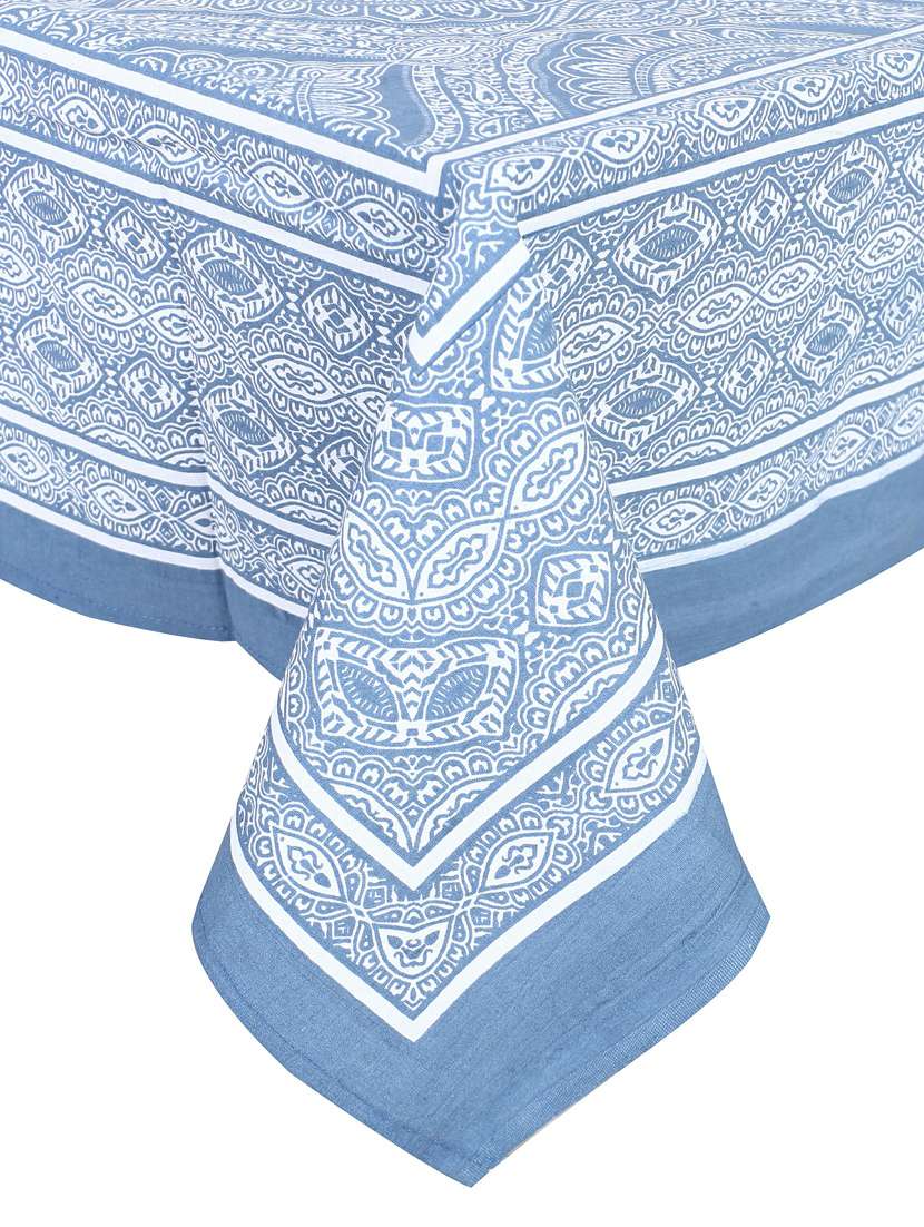 texstylers cotton 280 tc printed 60 x 90 inches 6 seater dining table cloth - 20968155 - Standard Image - 1