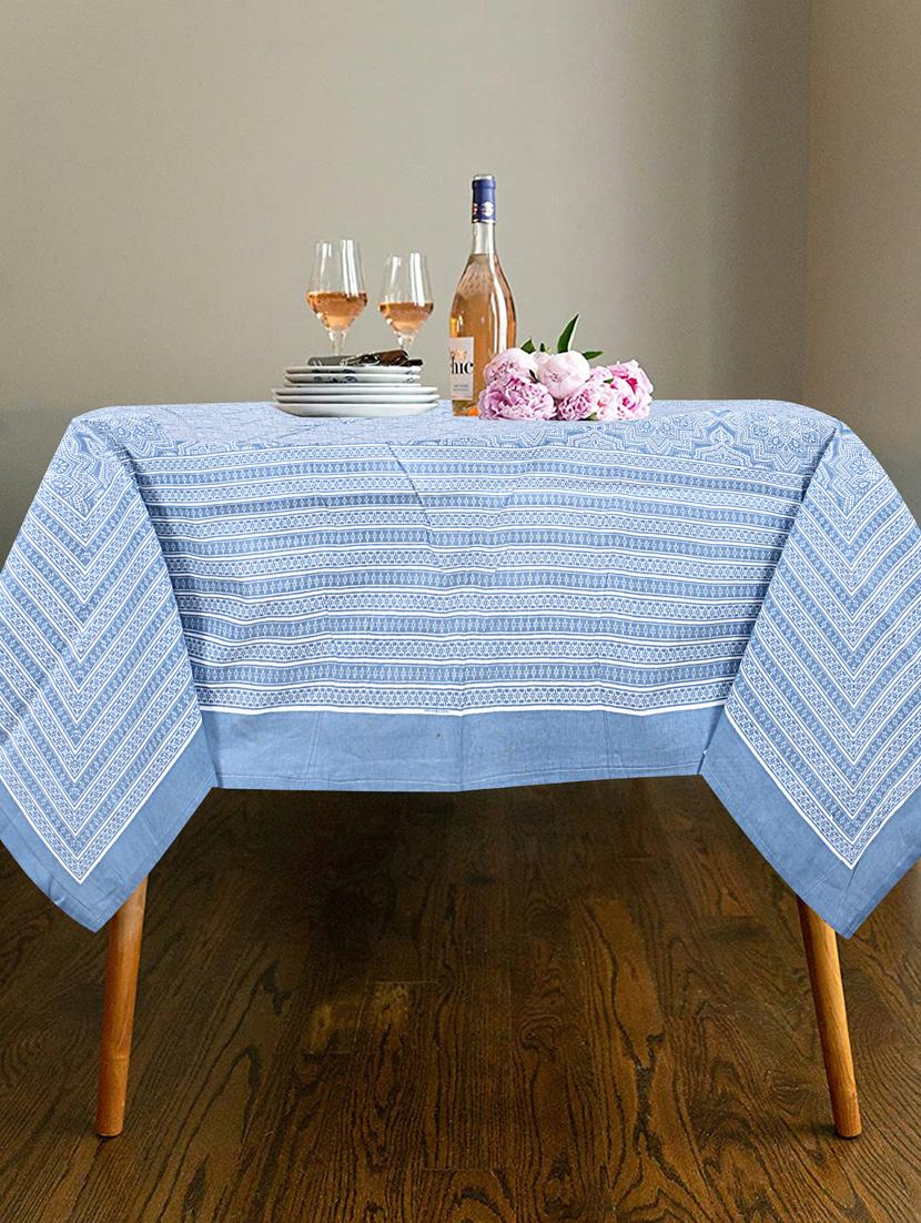 texstylers cotton 280 tc printed 60 x 90 inches 6 seater dining table cloth - 20968159 - Standard Image - 1