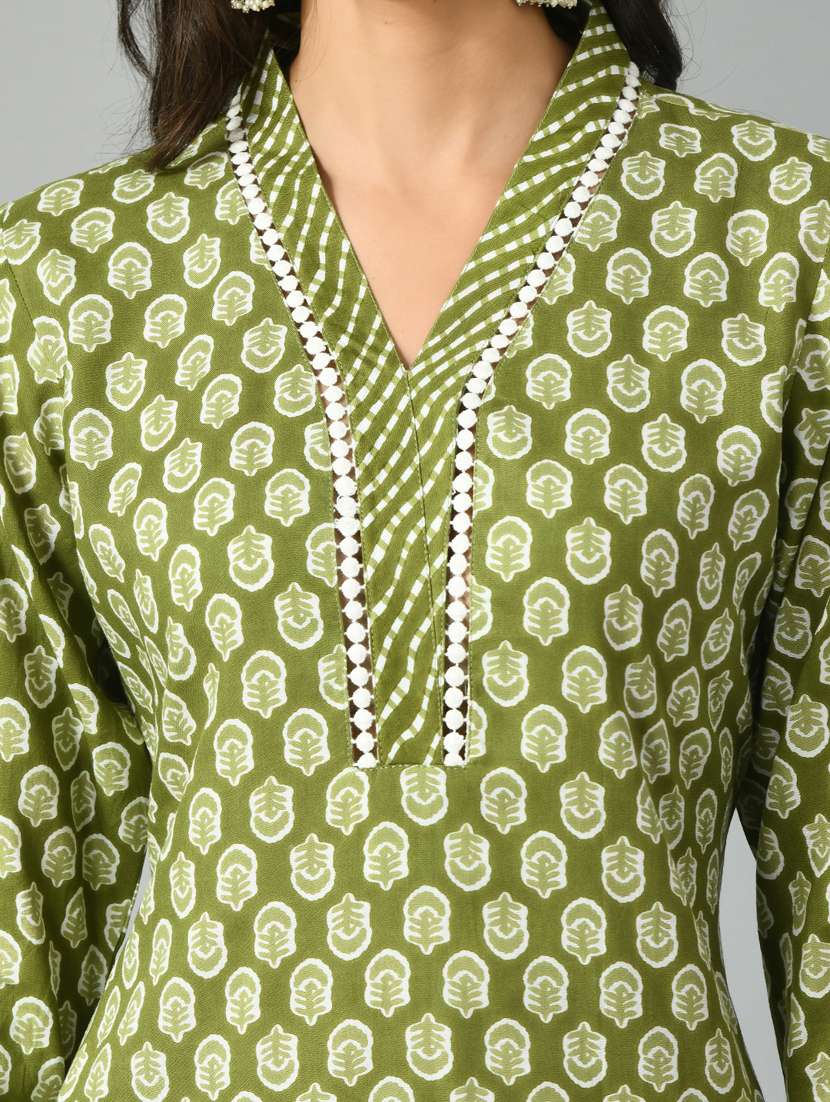 women three quarter sleeve suit set - 20968624 -  Standard Image - 4