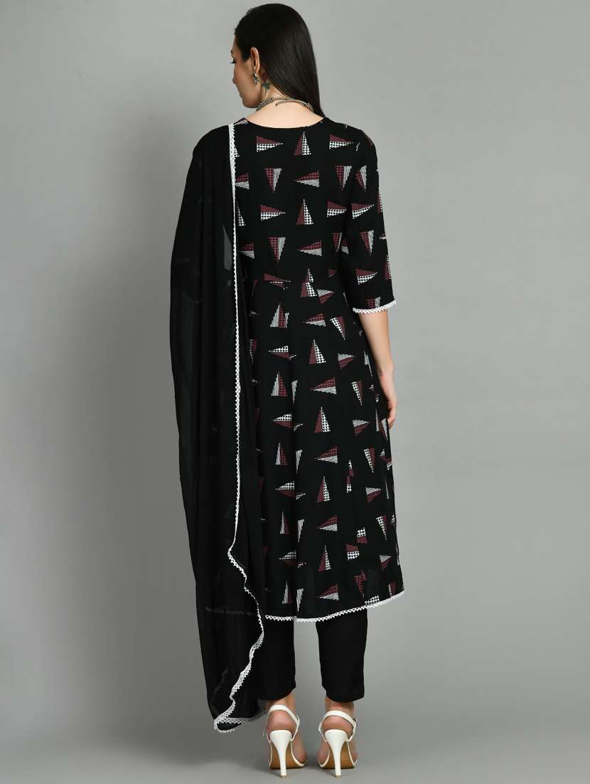 women printed cotton suit set - 20968652 -  Standard Image - 4