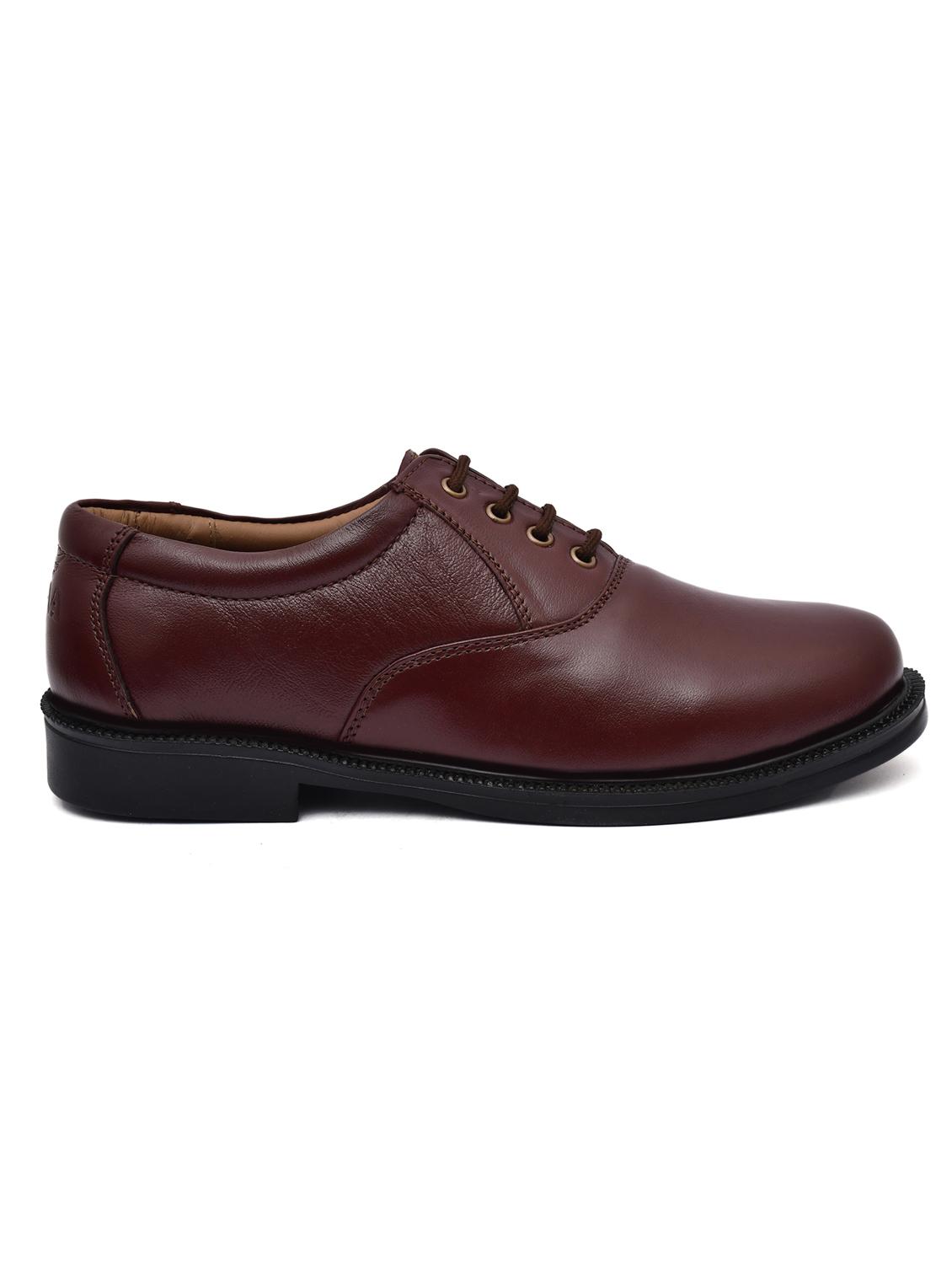 brown leather laceup oxfords - 20968801 - Standard Image - 1