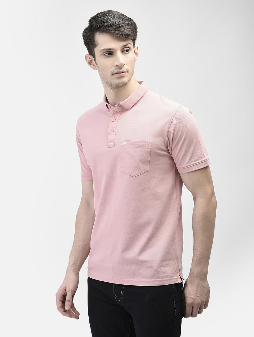 men polo neck solid t-shirt - 20969120 -  Standard Image - 1