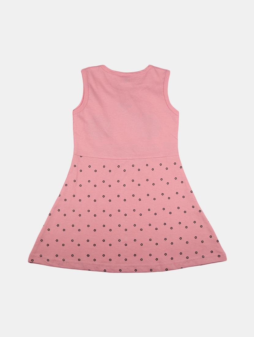 girls printed sleeveless cotton frock - 20969599 -  Standard Image - 1