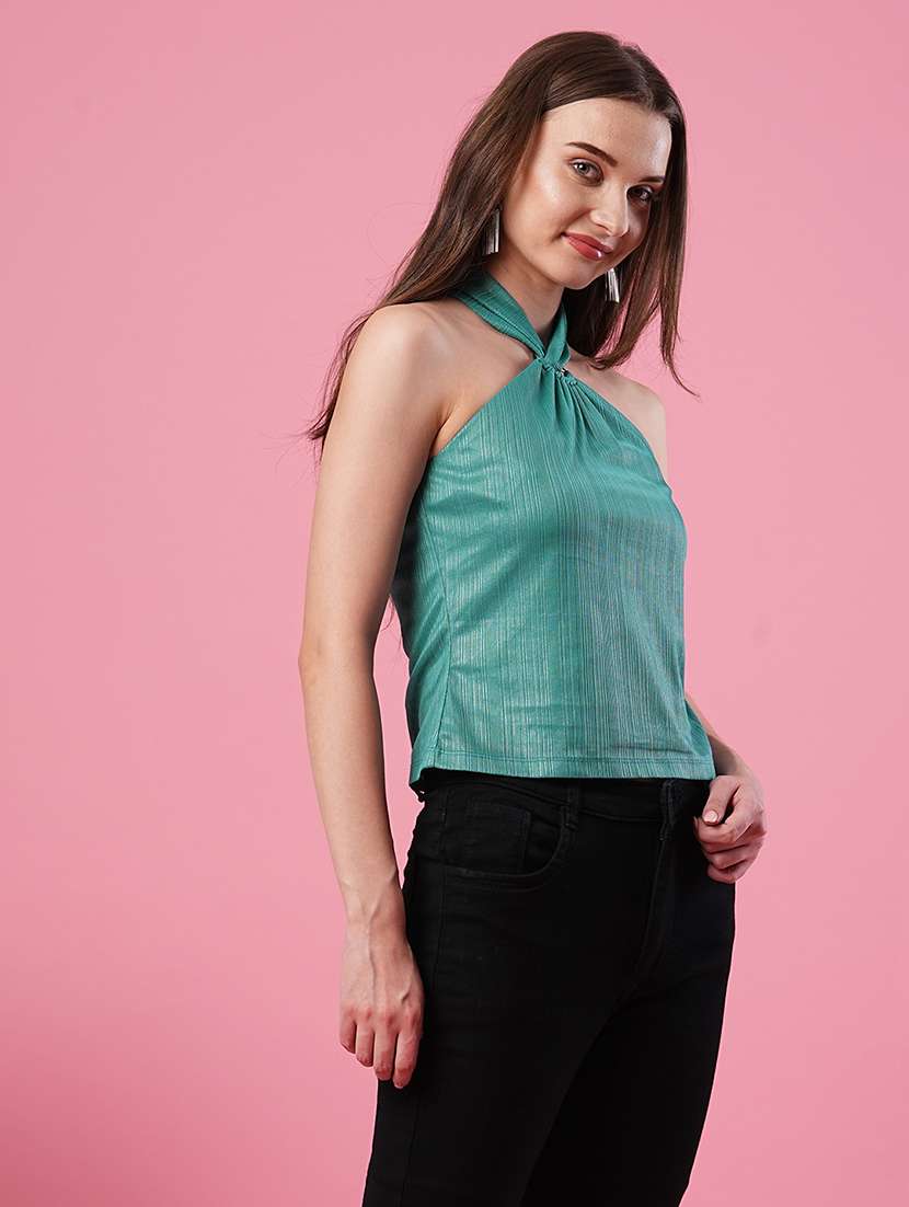 green self design detailed top - 20969810 -  Standard Image - 1