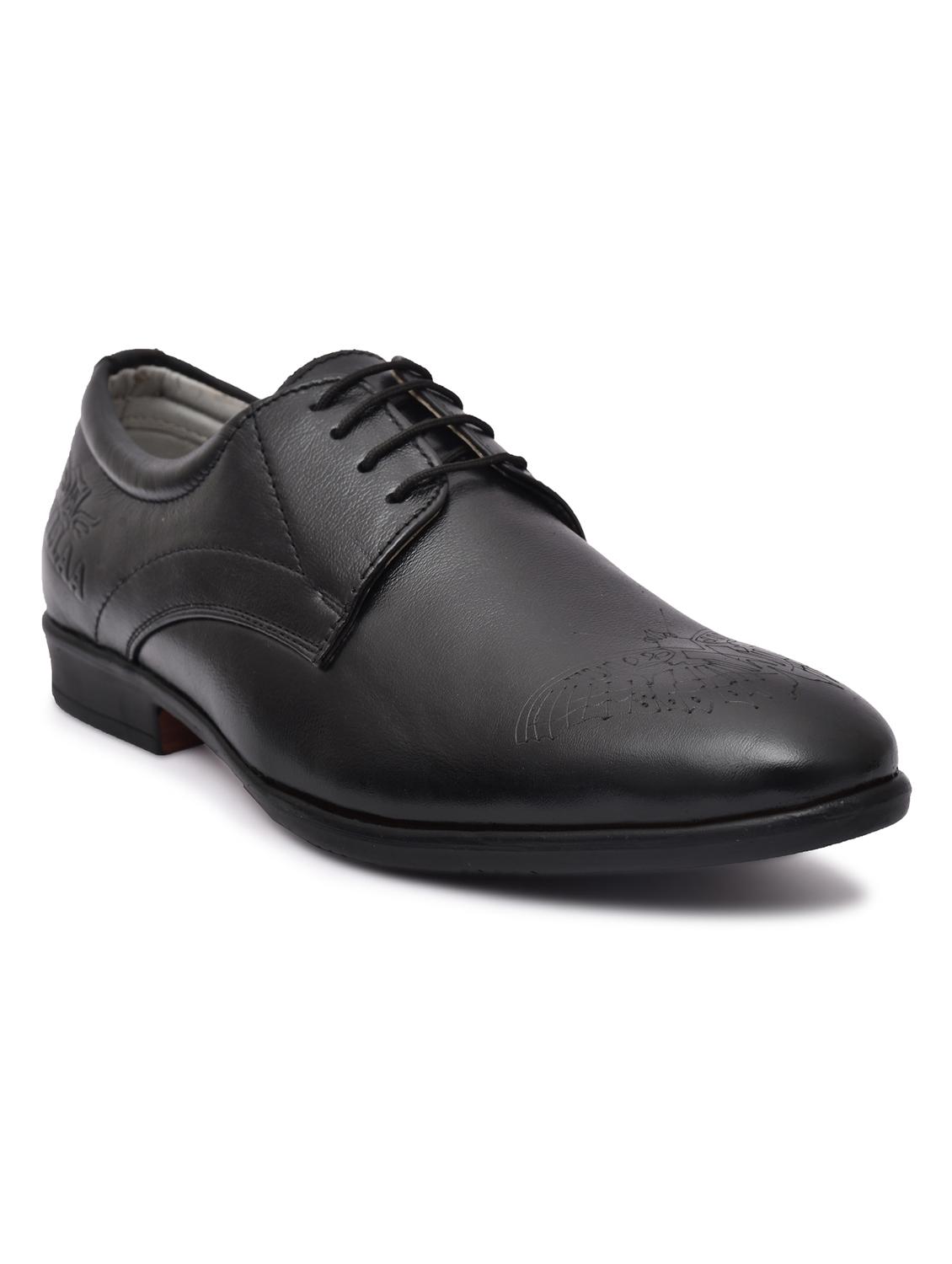black leather laceup derbies - 20969834 -  Zoom Image - 0