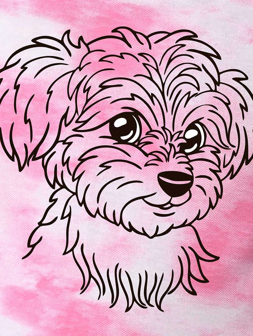 girls pink printed detailed tee - 20969885 -  Standard Image - 4