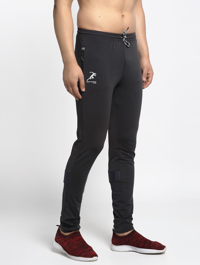 men solid full length track pant - 20970182 -  Standard Image - 1