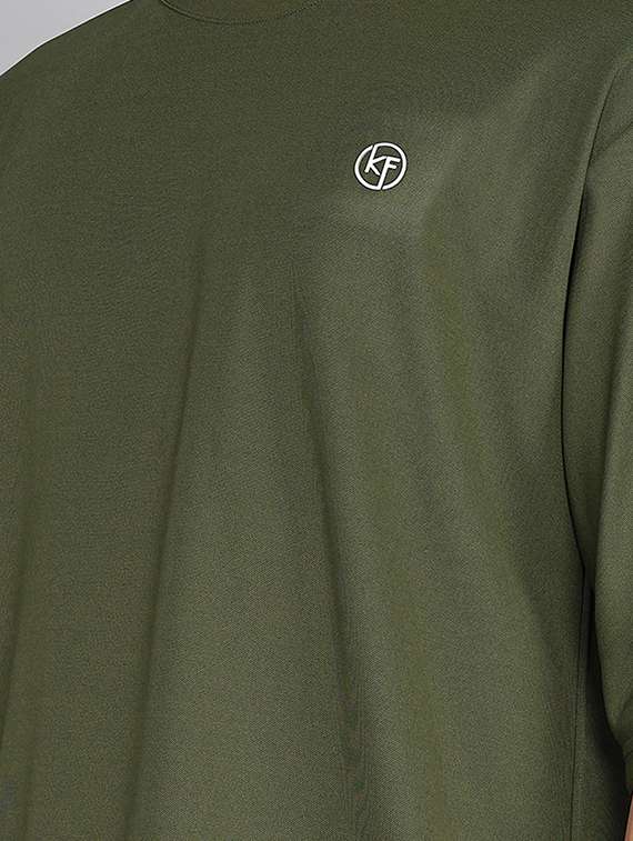 men crew neck logo print t-shirt - 20970438 -  Standard Image - 4