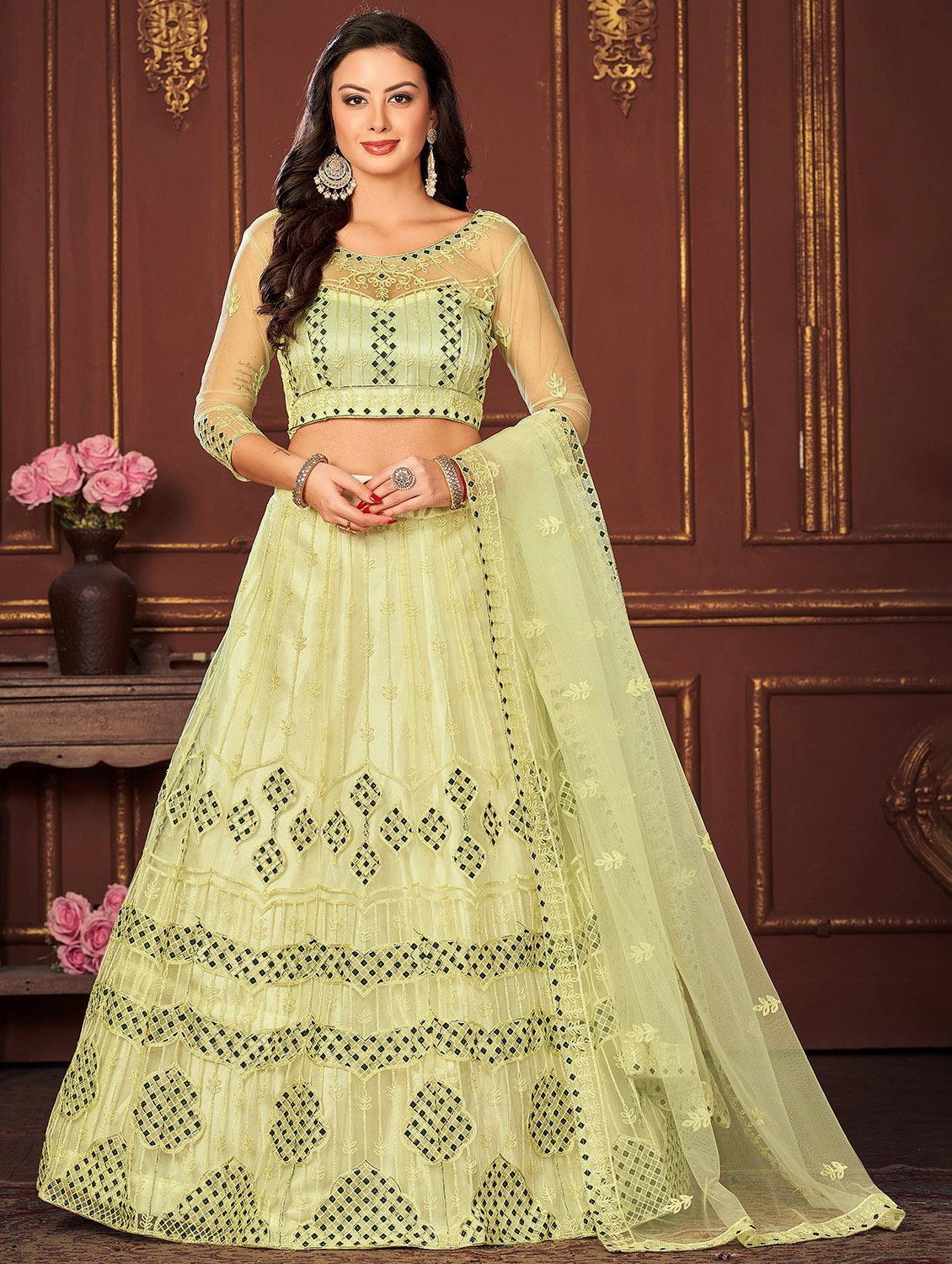 women embroidered lehenga choli with dupatta - 20970488 -  Zoom Image - 0