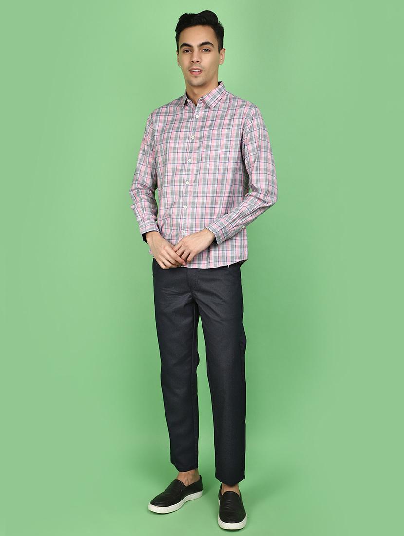 check printed casual shirt - 20970614 - Standard Image - 4