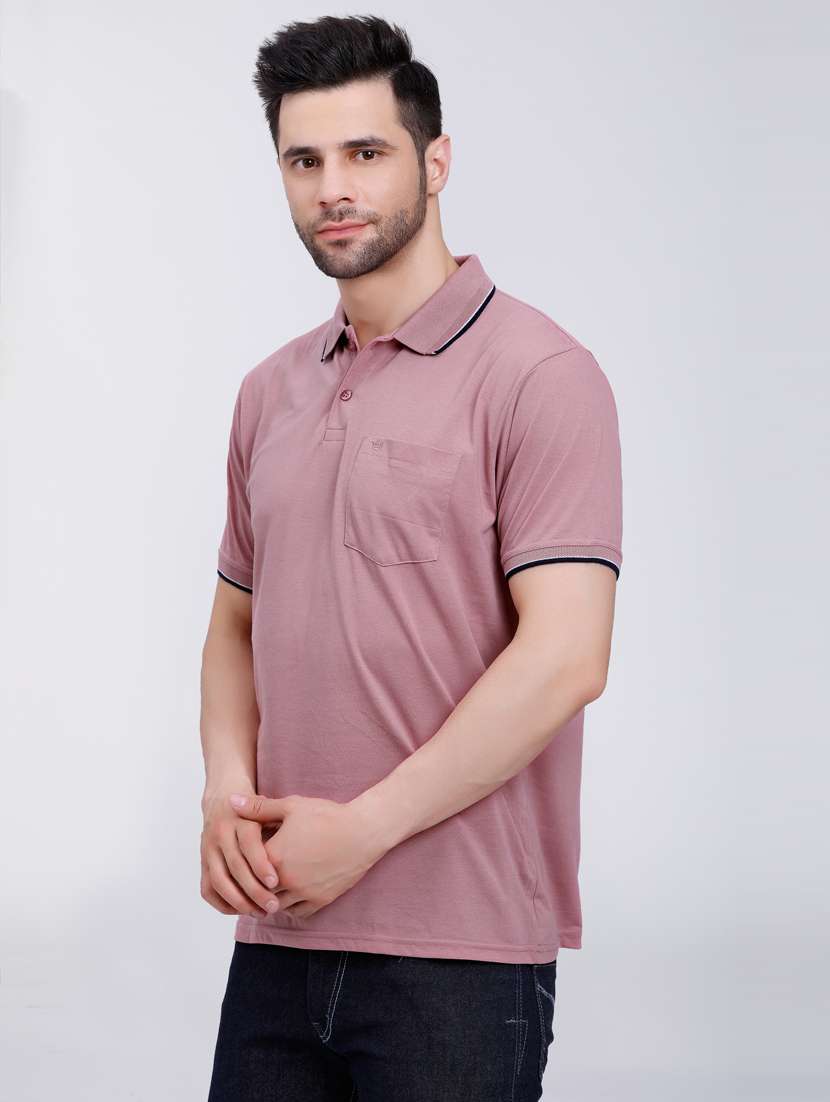 men solid polo t-shirt - 20971448 -  Standard Image - 1