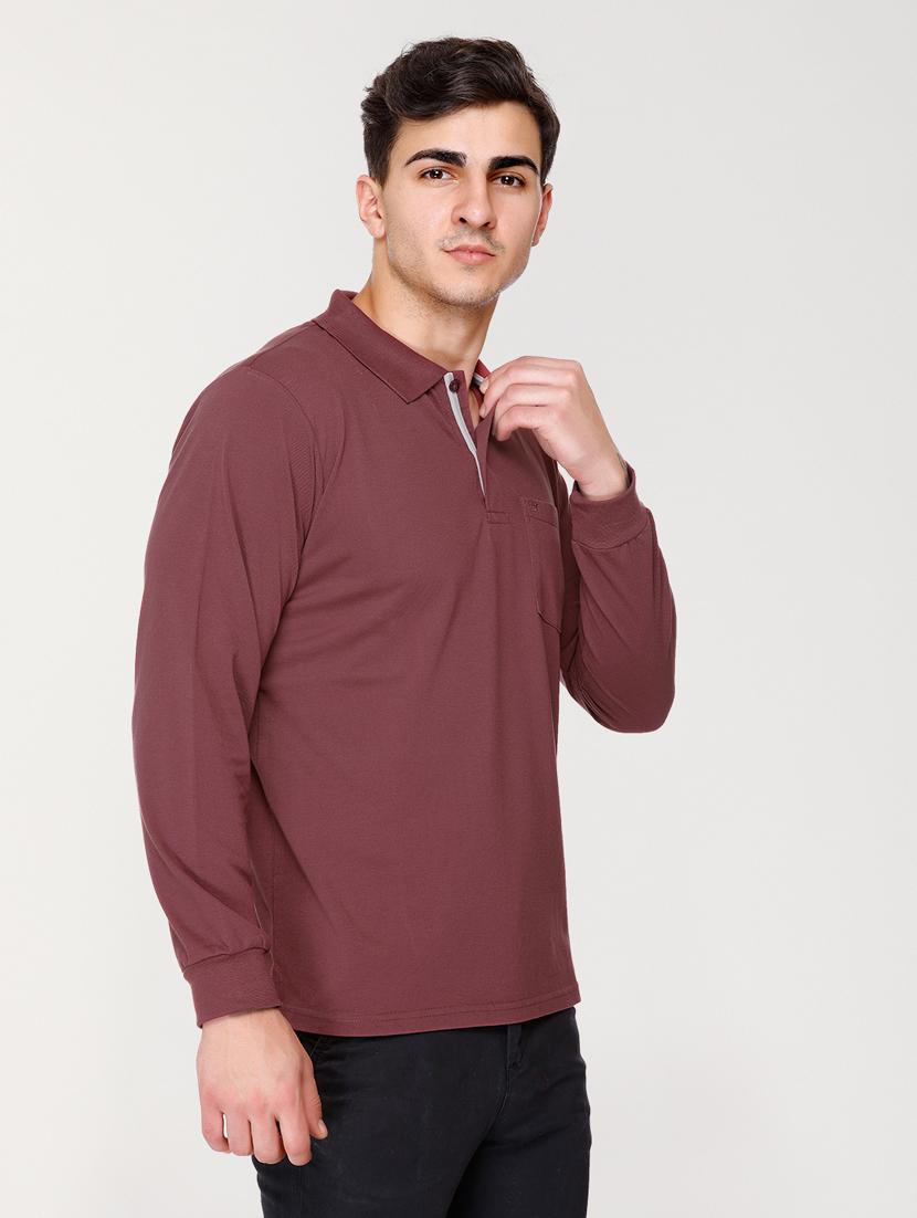 men solid polo t-shirt - 20971489 - Standard Image - 1