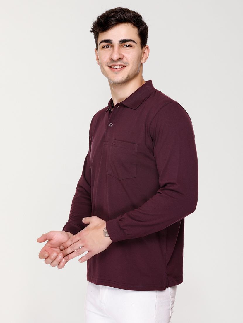 men solid polo t-shirt - 20971492 -  Standard Image - 1