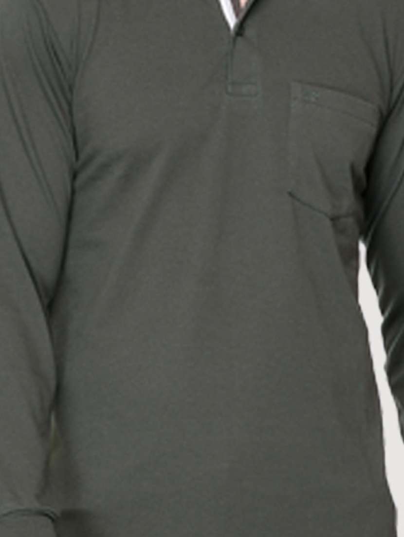 men solid polo t-shirt - 20971493 -  Standard Image - 4