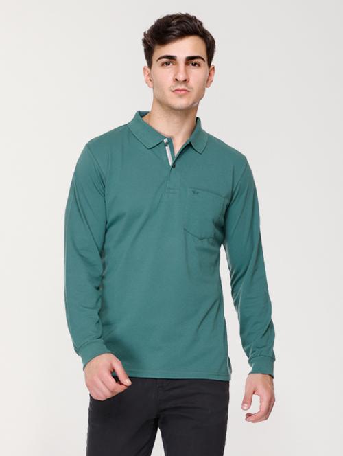 men solid polo t-shirt - 20971495 -  Standard Image - 0