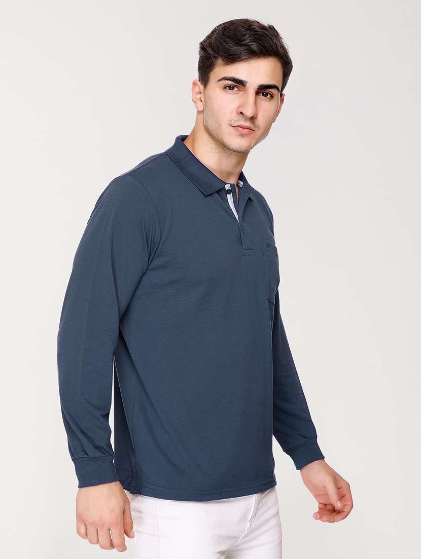 men solid polo t-shirt - 20971497 -  Standard Image - 1