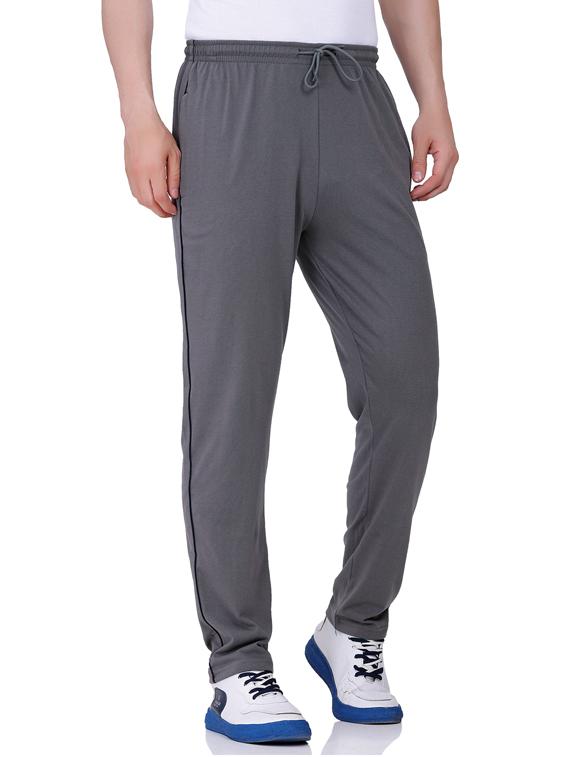 men mid rise placement printed full length track pant - 20971509 - Standard Image - 1