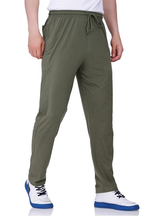men mid rise placement printed full length track pant - 20971513 -  Standard Image - 1