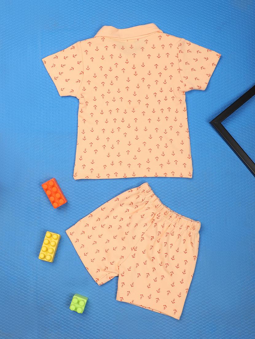 boys short sleeve printed shorts set - 20972502 - Standard Image - 1