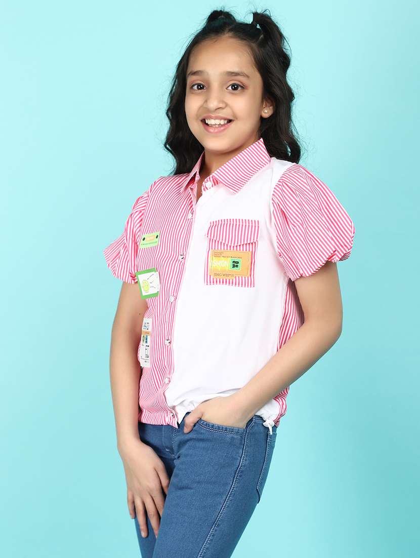 pink printed cotton top - 20973843 -  Standard Image - 1