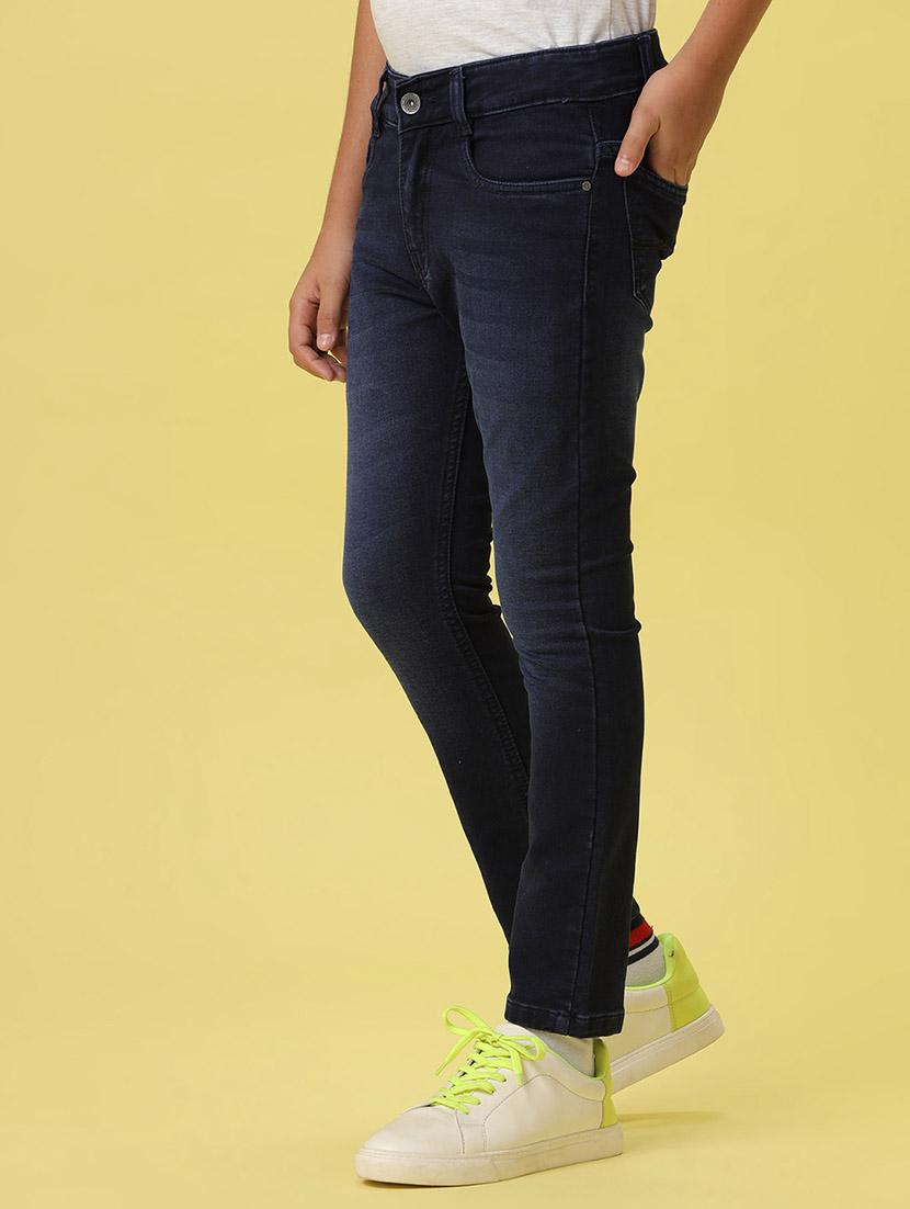 boys mid rise washed denim jeans - 20973903 -  Standard Image - 1