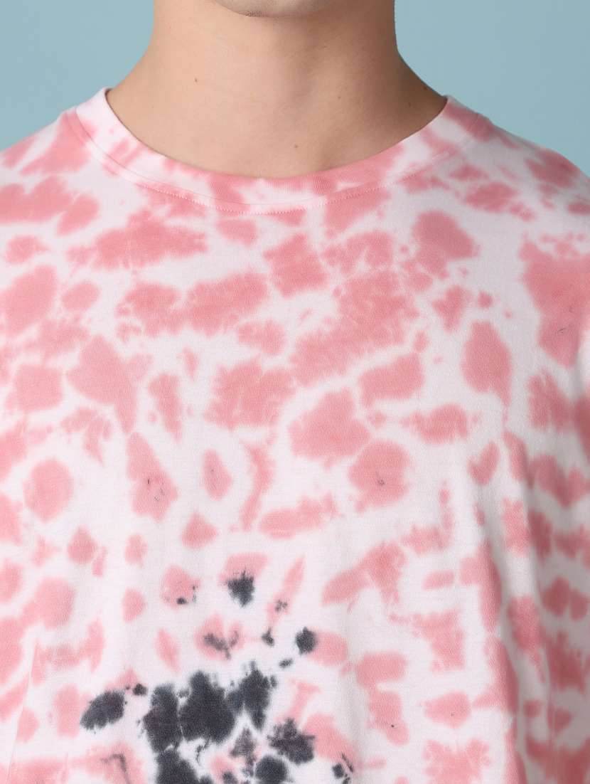 men all over print cotton short sleeve t-shirt - 20973940 -  Standard Image - 4